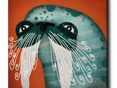 Walrus Wow  by Ryan Fowler, Canvas Wall Art For Discount