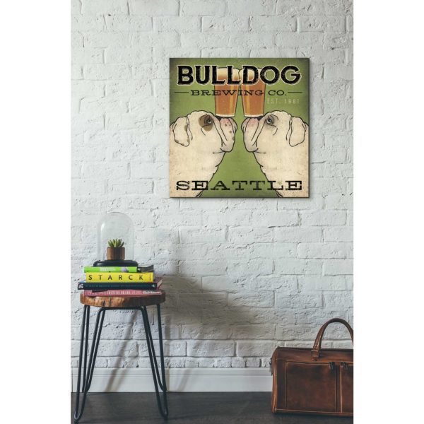 Bulldog Brewing Seattle  by Ryan Fowler, Canvas Wall Art Online Hot Sale