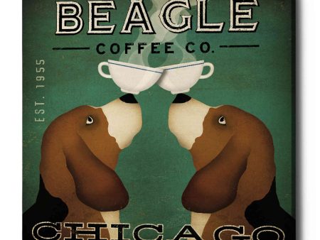 Beagle Coffee Co Chicago  by Ryan Fowler, Canvas Wall Art Hot on Sale