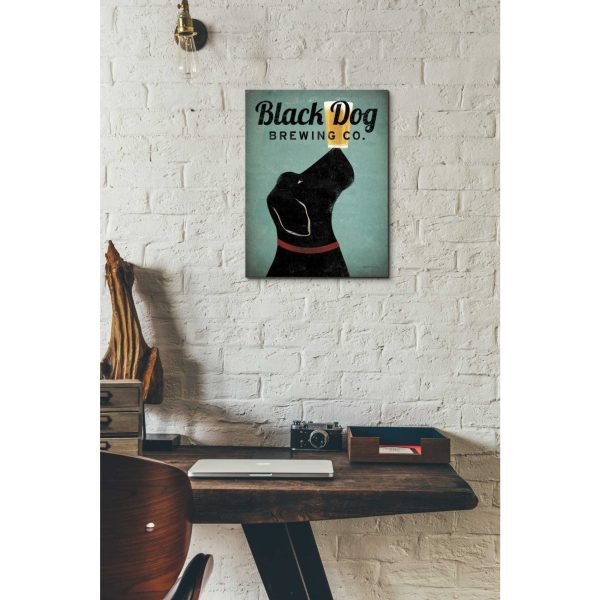 Black Dog Brewing Co v2  by Ryan Fowler, Canvas Wall Art Online Hot Sale