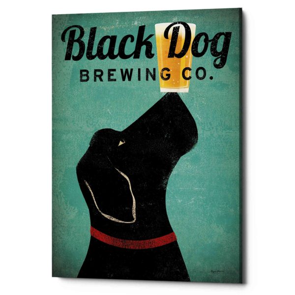 Black Dog Brewing Co v2  by Ryan Fowler, Canvas Wall Art Online Hot Sale