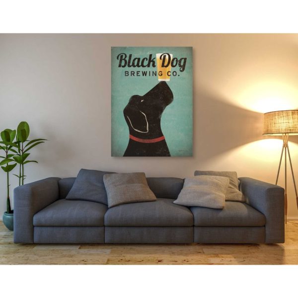 Black Dog Brewing Co v2  by Ryan Fowler, Canvas Wall Art Online Hot Sale