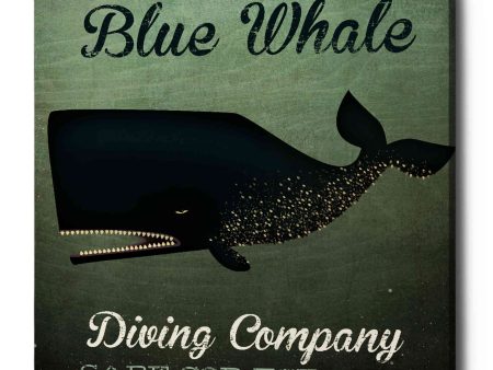 Barnacle Whale Diving Co  by Ryan Fowler, Canvas Wall Art For Sale