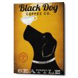 Black Dog Coffee Co Seattle  by Ryan Fowler, Canvas Wall Art Cheap