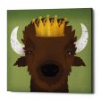 Buffalo III with Crown  by Ryan Fowler, Canvas Wall Art Supply