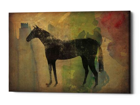 Cheval Noir v2  by Ryan Fowler, Canvas Wall Art For Cheap