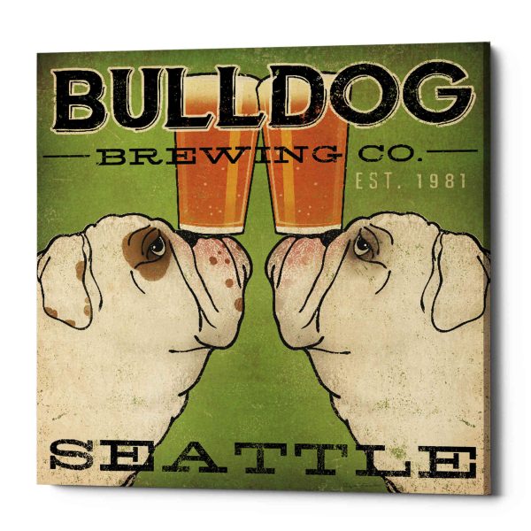 Bulldog Brewing Seattle  by Ryan Fowler, Canvas Wall Art Online Hot Sale