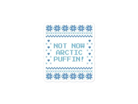 Not Now Arctic Puffin Sticker Online Sale