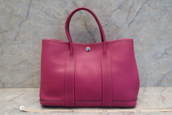 HERMES／エルメス ガーデンパーティTPM カントリー ローズパープル Y刻印 トートバッグ 600100096 Fashion