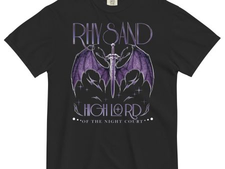 Rhysand Comfort Colors Shirt with Back Print on Sale