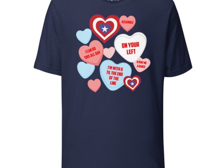 Cap s Candy Hearts Shirt For Sale