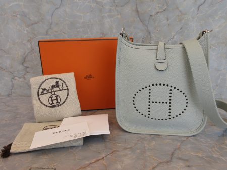 HERMES／エルメス エブリンTPM トリヨンクレマンス グリネヴェ B刻印 ショルダーバッグ 600120268 Online now