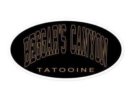 Beggar s Canyon Sticker Fashion