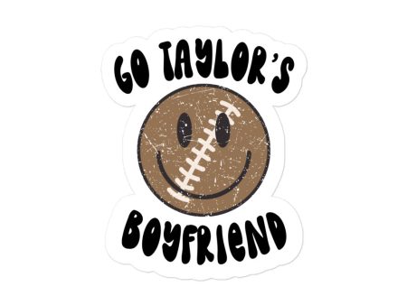 Go Taylor s Boyfriend Football Sticker Supply