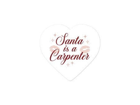 Santa Is A Carpenter Sticker Cheap