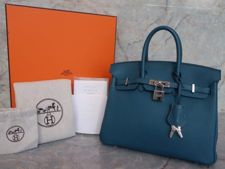 HERMES／エルメス バーキン25 トゴ コバルト X刻印 ハンドバッグ 600100227 Sale