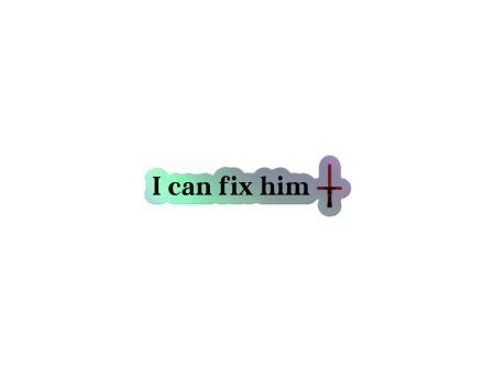 I Can Fix Him Kylo s Version Holographic Sticker Online Hot Sale