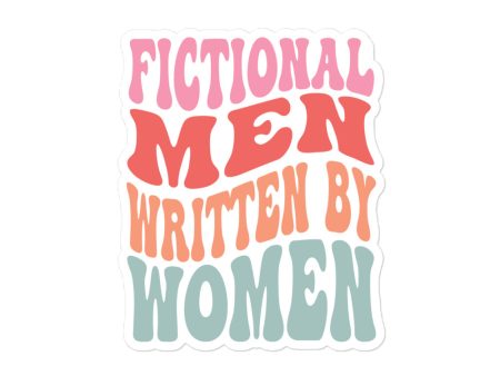 Fictional Men Written By Women Sticker For Discount