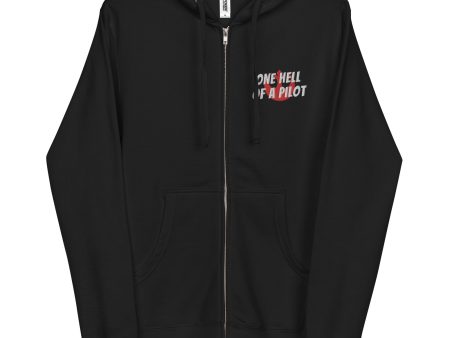 Poe One Hell of a Pilot Premium Zip Up Hoodie Hot on Sale