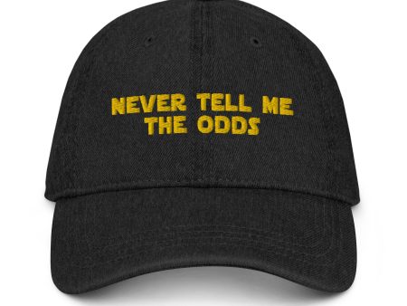 Never Tell Me The Odds Denim Hat Cheap