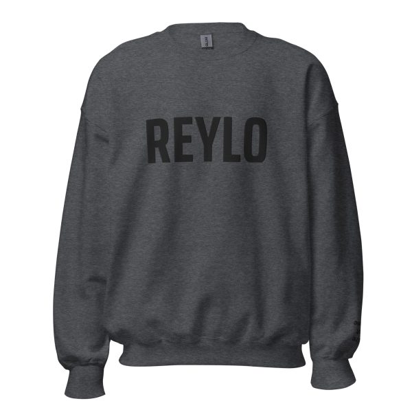 Reylo Embroidered Sweater with You re Not Alone Sleeve Cheap